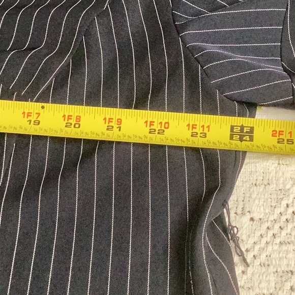 ELOQUII SUIT 2 pieces Navy/White Pinstripe - Picture 10 of 16